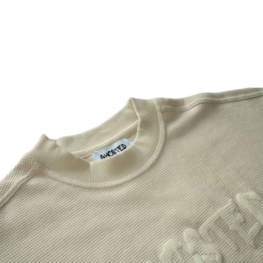 Ghosted Logo Tee - Beige - Ghosted