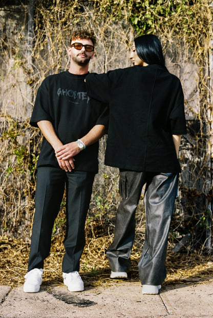 Ghosted Logo Tee - Black - Ghosted